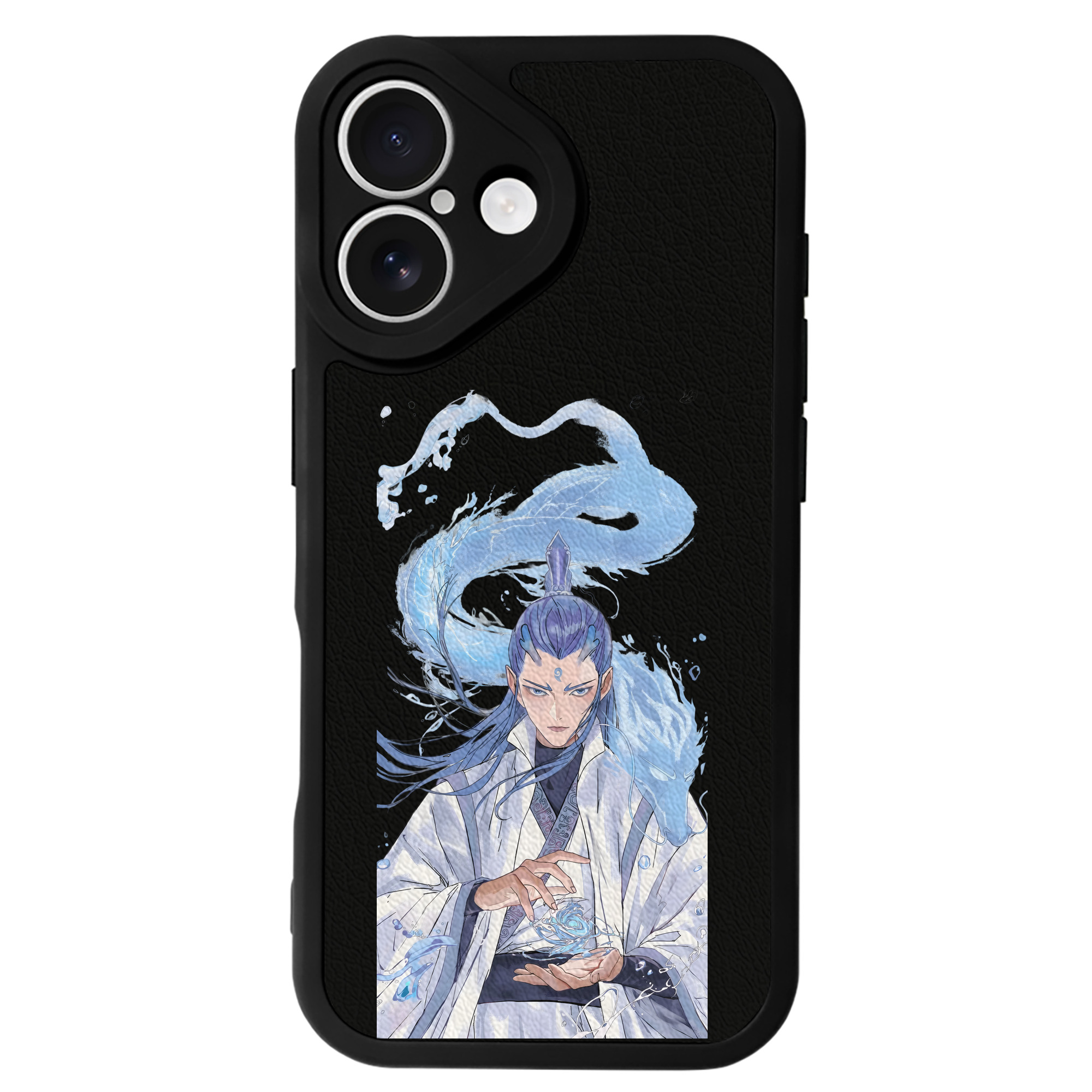 （画像用） Ne Zha 2 ナタ 魔童の大暴れ 【iPhone 16シリーズ対応】シリコンスマホケース（レザー調） 材質：シリコン
